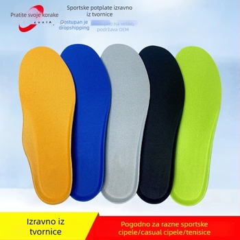 Prilagođene Boost uloške za sport s visokom elastičnošću, ublažavanje udaraca, upijanje znoja, otporno na miris, prozračne, za muškarce i žene, povećanje visine zimi