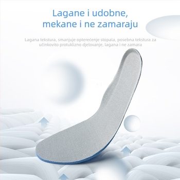 Prilagođene Boost uloške za sport s visokom elastičnošću, ublažavanje udaraca, upijanje znoja, otporno na miris, prozračne, za muškarce i žene, povećanje visine zimi