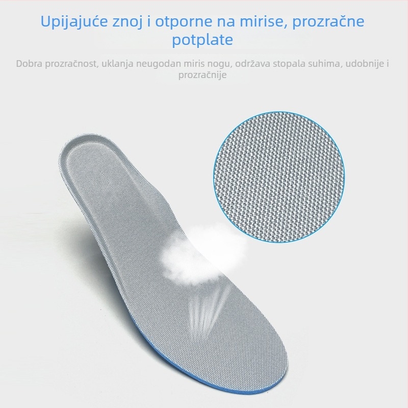 Prilagođene Boost uloške za sport s visokom elastičnošću, ublažavanje udaraca, upijanje znoja, otporno na miris, prozračne, za muškarce i žene, povećanje visine zimi