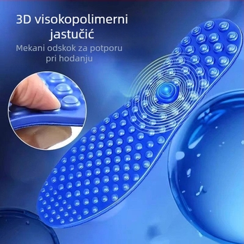 5D masažne uloške za cijelo stopalo s masažom akupunkturnih točaka, unisex, za hodanje i trčanje