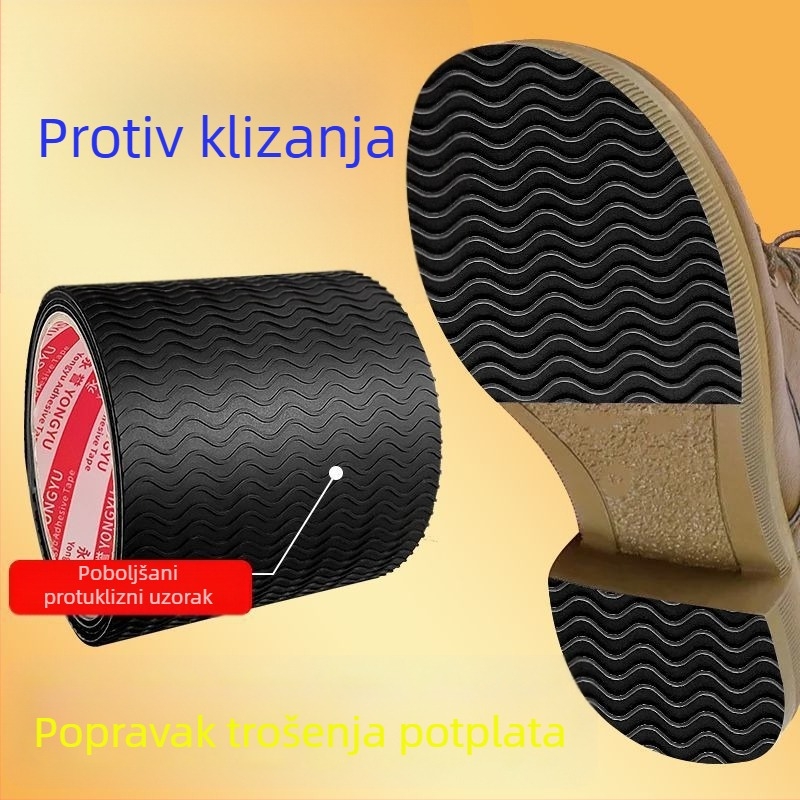Samoljepljiva protuklizna gumena podloga za potplat – pločica protiv klizanja za visoke pete i kožne cipele