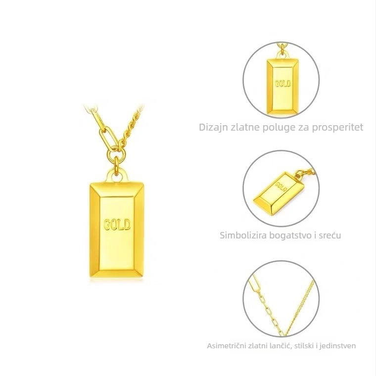 Nakit od titan čelika s 18K zlatom za parove — svestran stil, lagani luksuz