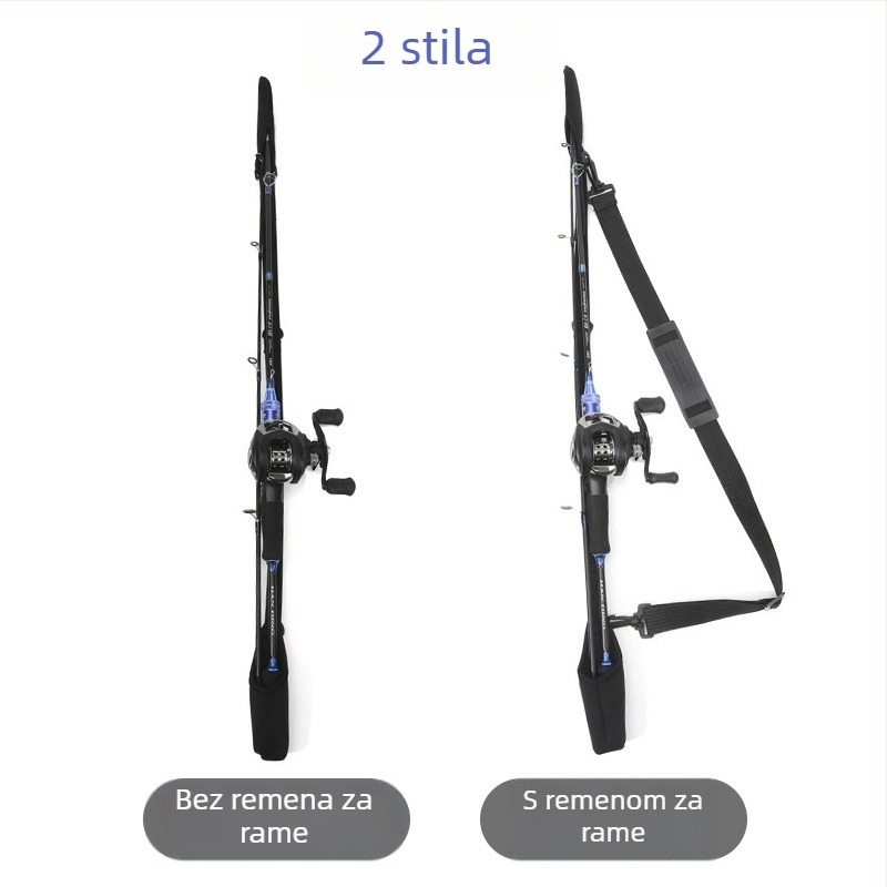 Zaštitni futrol za ribolovne štapove sa trakama za pohranu