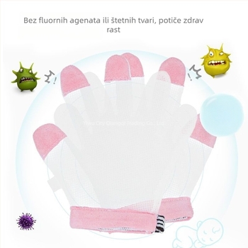 Rukavice za bebe s potpuno pokrivenim pet prstiju, za sprječavanje sisanja palca, grizenja noktiju i vučenja; ortodontski uređaj za korekciju navika