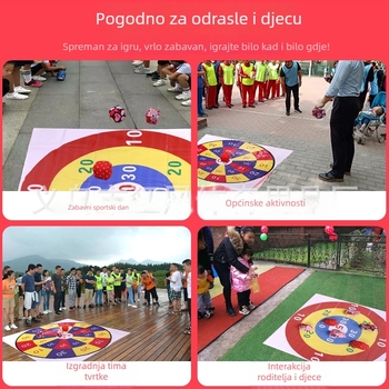 Ploča za bacanje vrećica s pijeskom – ciljna ploča za djecu, senzorno vježbanje i vanjske igre