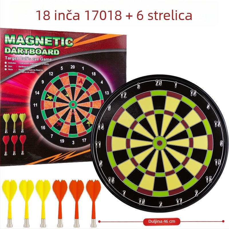 Unutarnji magnetski darts set s metalnim ciljevima za djecu, sigurno kućno korištenje za trening i natjecanje