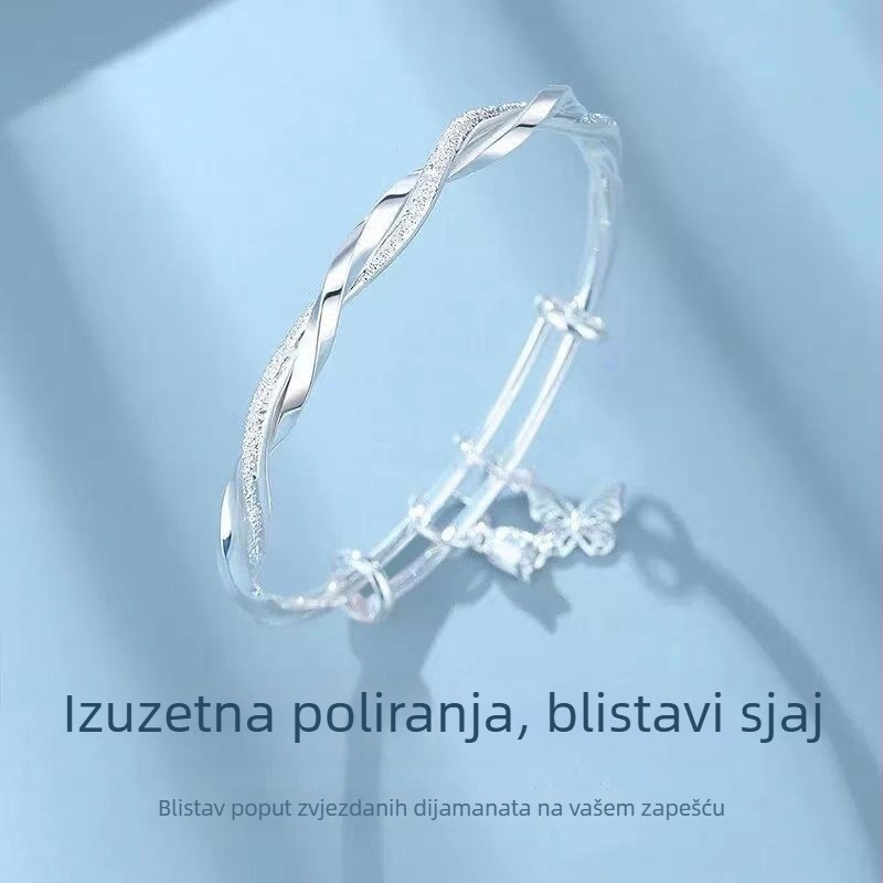 Mobius leptir zvončić narukvica za žene – moderan kineski stil, lagani luksuz, visokokvalitetan minimalistički dizajn, svečani poklon