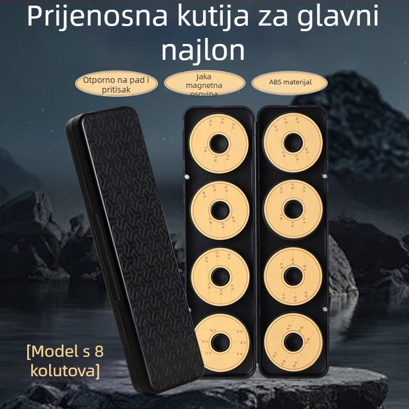 Kutija za ribolovne najlone velike kapacitete s pjenastim unutarnjim uloškom