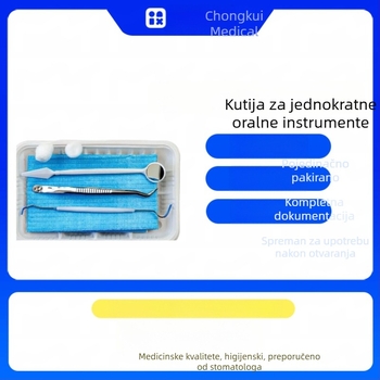Jednokratna kutija za stomatske instrumente – osmeročlani set za kućnu njegu zuba