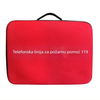 Požarni hitni komplet s torbom za bijeg i kućnom kutijom prve pomoći