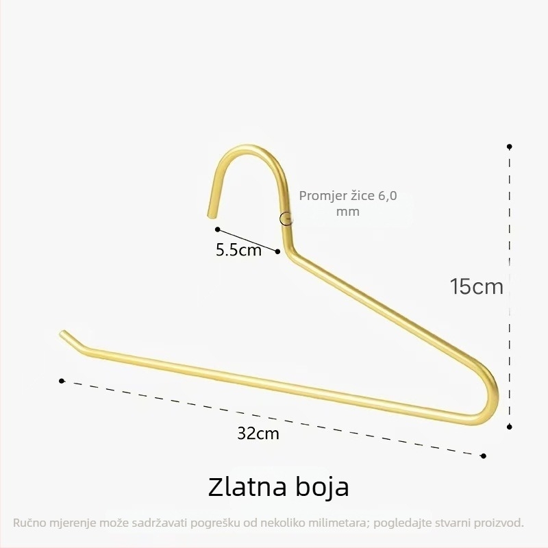 Vješalica za hlače u obliku guske, Z-klip i klips za suknju, kućni držač od aluminijske legure