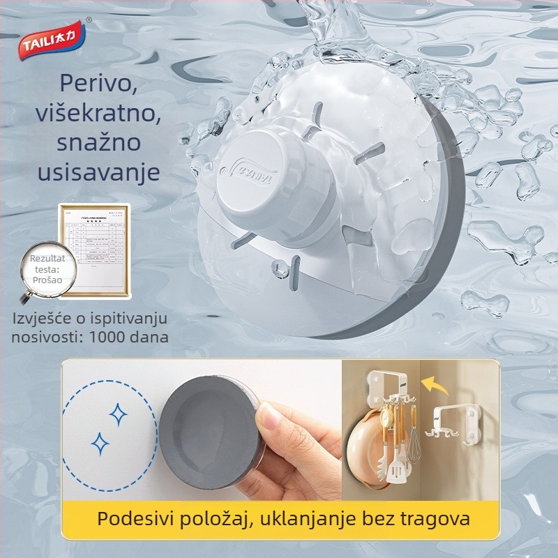 Taili Okretna kuka za zidnu kuhinju – držač posuđa bez buđenja