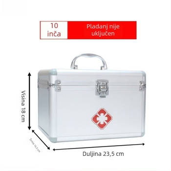 Kućna kutija za lijekove od aluminijske legure – kutija za hitne medicinske potrebe i prvu pomoć