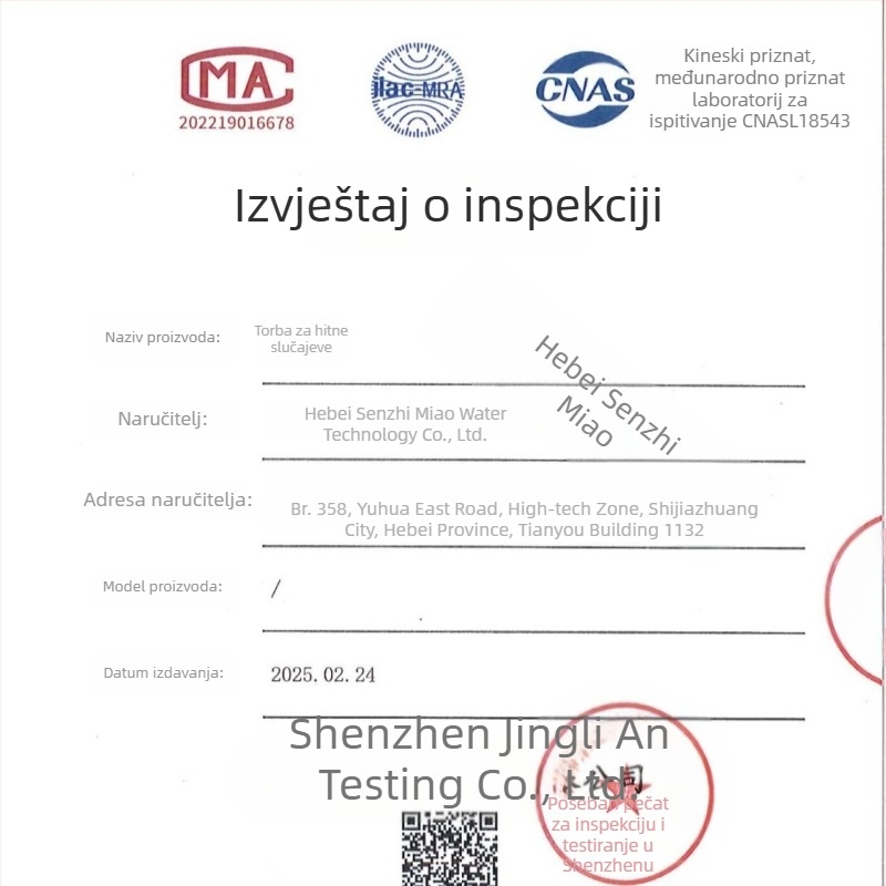 Veliki ruksak za spašavanje za kućnu upotrebu, priprema za katastrofe i civilnu zaštitu