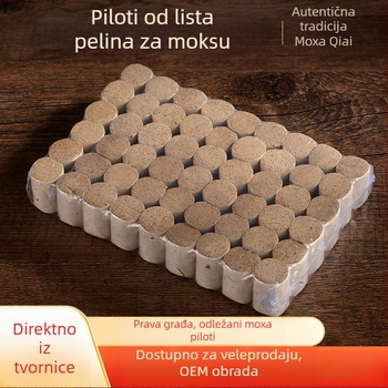 Set moxa kolone s lišćem pelina, 54 komada