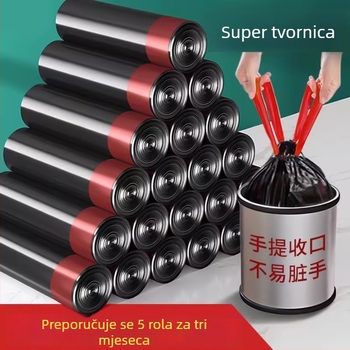 Torba za smeće sa šnuralom, debela, za kućnu upotrebu, kuhinjski koš za smeće