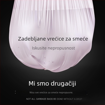 Vreće za smeće u stilu prsluka, 30 kom., jednokratne, debele velike kuhinjske vreće, s perforacijom