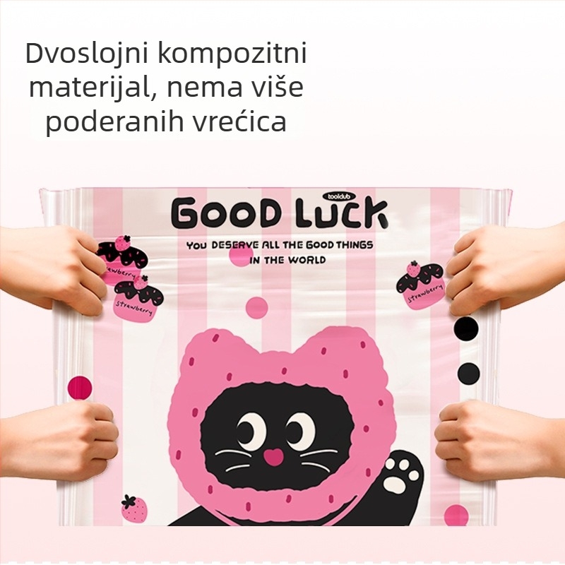 Kvalitetna vrećica za otpad u automobilu, s mogućnošću vješanja, debeli plosnati otvor, prijenosna torbica za čišćenje