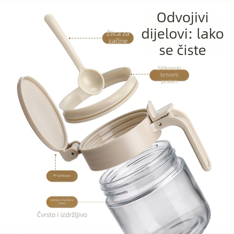 FaSoLa Stakleni set posuda za začine u kuhinji