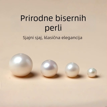 Prirodne slatkovodne biserne perle, okrugle perle promjera 10 mm, za DIY nakit, perle za ogrlicu