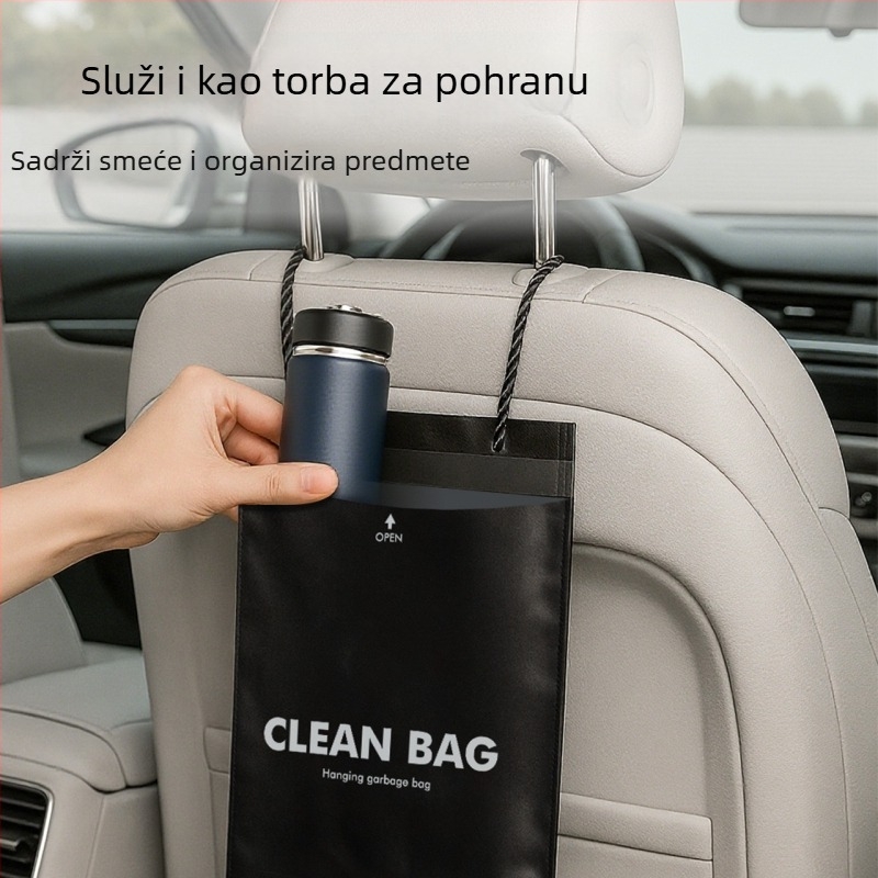 Debela vrećica za smeće u automobilu, viseći unutarnji organizator za čišćenje, premium auto dodatak