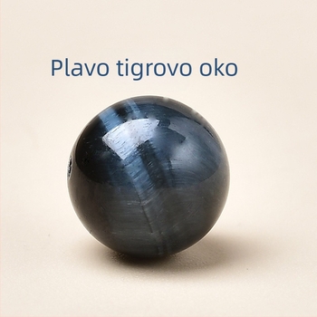 Prirodne plave tigrovo oko perle, 8 mm, polugotove za DIY narukvicu i ogrlicu, okrugli kamenčići