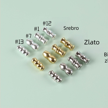 S925 srebrni vijčani zatvarač – spojni dio za DIY nakit, narukvice i ogrlice s perlama