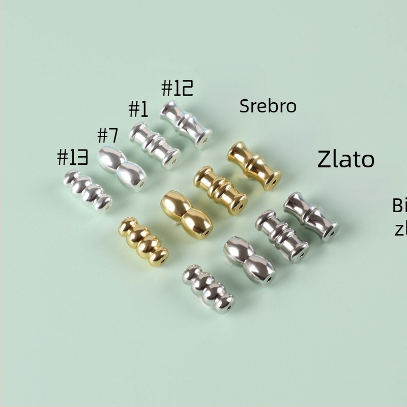 S925 srebrni vijčani zatvarač – spojni dio za DIY nakit, narukvice i ogrlice s perlama