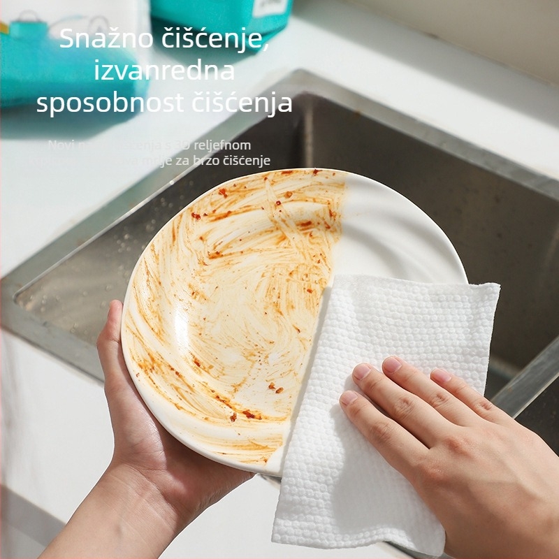 Jednokratna krpa za pranje suđa, visića kuhinjska krpa, zidni držač