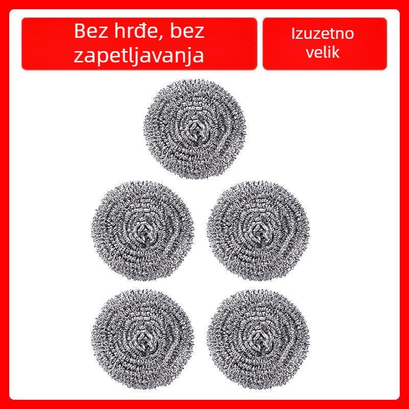 Nehrđajuća čelična loptica za čišćenje posuđa