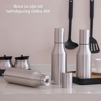 FCM304 nehrđajući čelik, boca za ulje, zatvorena prašini, kuhinjska boca za začine, 500ml/750ml/1000ml, za kućnu upotrebu
