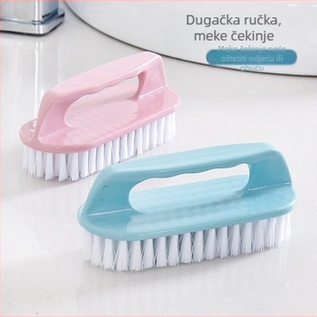 Plastična kućna četka s mekanim vlaknima za čišćenje cipela i odjeće – višefunkcionalna četka za čišćenje