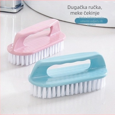 Plastična kućna četka s mekanim vlaknima za čišćenje cipela i odjeće – višefunkcionalna četka za čišćenje