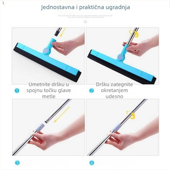 Kućni silikonasti brisač za staklo i podove