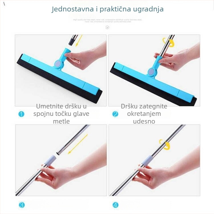 Kućni silikonasti brisač za staklo i podove