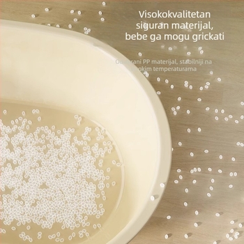 Ekstra‑veliki debeli plastični kupaonski bazen za djecu i bebe, pogodan za pranje stopala i odjeće