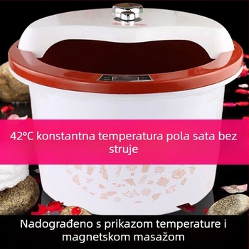 Izolirana kada za stopala s masažom, trostruki sloj, za kućnu i studentsku upotrebu