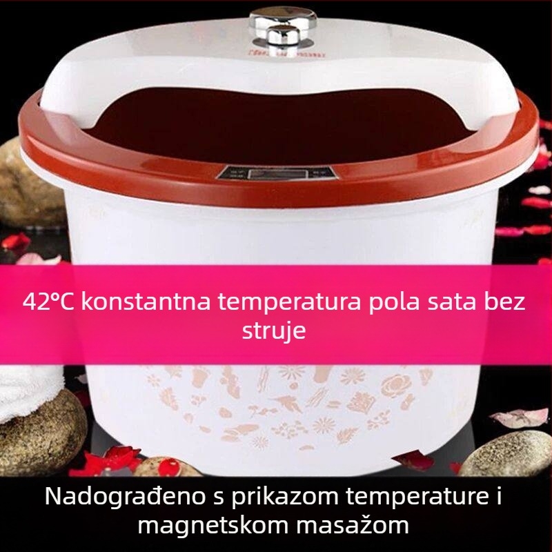Izolirana kada za stopala s masažom, trostruki sloj, za kućnu i studentsku upotrebu