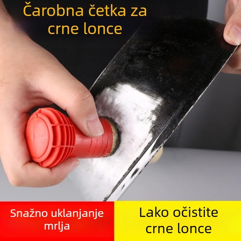 Nano čistač posuđa — vlaknasta magična četka za dno posude i uklanjanje hrđe