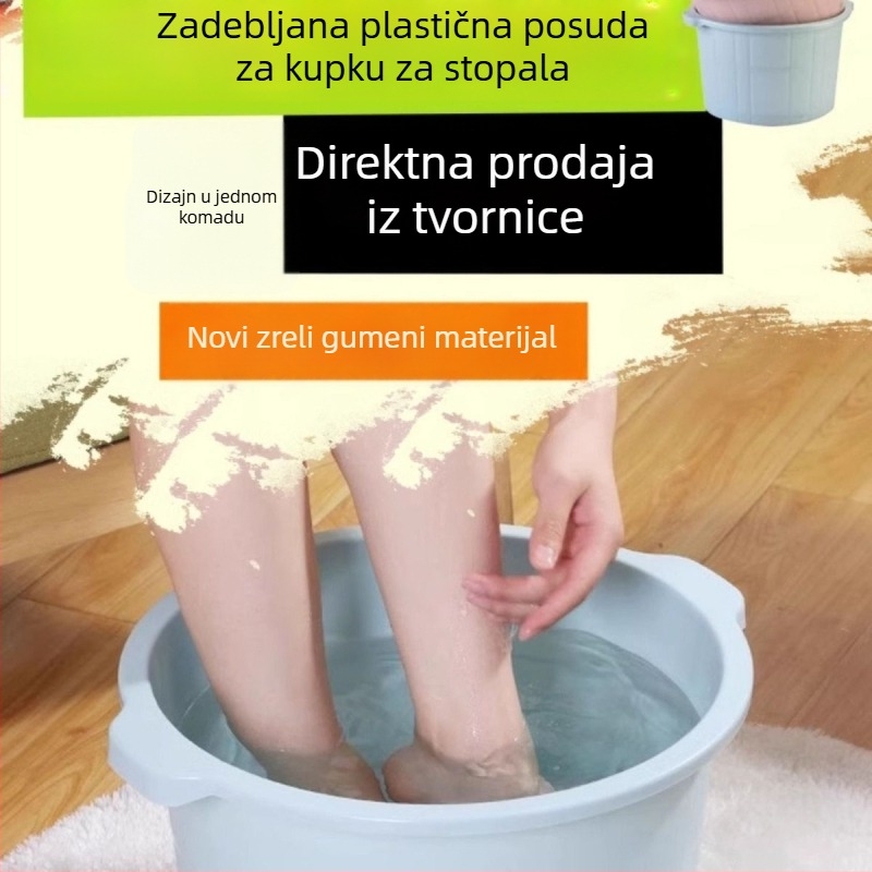Kada za masažu stopala, duboka i podignuta konstrukcija za starije osobe