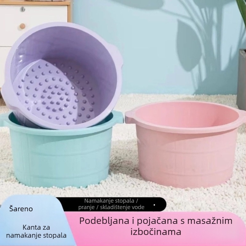 Kada za masažu stopala, duboka i podignuta konstrukcija za starije osobe