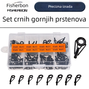 Crni set gornjih vodilica za morsku štapu