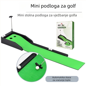 Golf palica za vježbanje i mini stolni tepih za golf s velurovom površinom