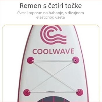 CoolWave SUP daska za stojenje, dvostruki EVA sloj, protuklizna površina, napuhana, višefunkcionalna