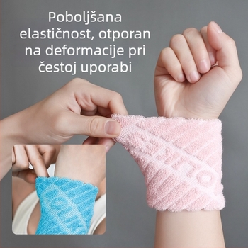 AOLIKES Sportska traka za zglob, prozračna i upija znoj, pamuk, za trčanje, košarku i badminton