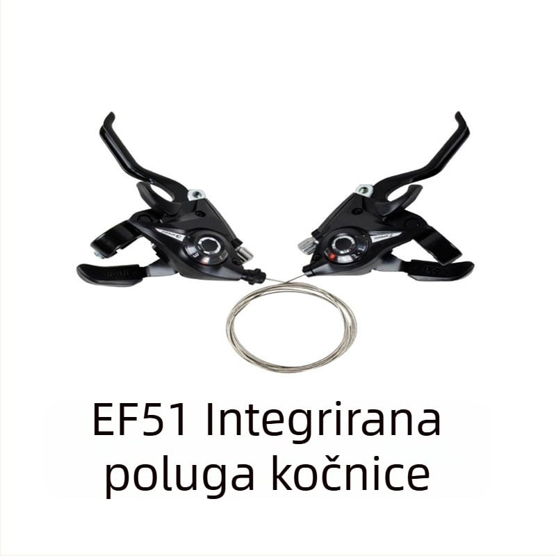 EF51 integrirani prstni prekidač za planinski bicikl, kompatibilan s 21/24/7/8 brzina