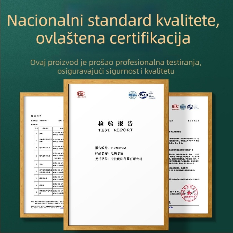 Električna vrećica za vruću vodu, punjiva, otporna na eksplozije, grijač za ruke i trbuh, pogodna za korištenje u krevetu