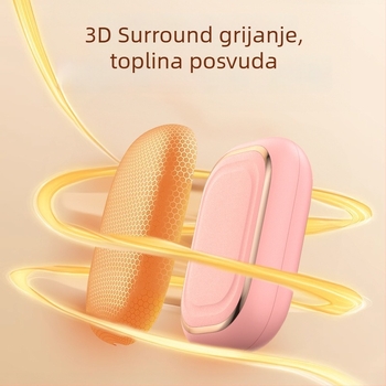 Ručni grijač za ruke s digitalnim zaslonom, prenosiv u obliku mačje šape, punjiv