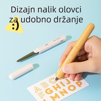 Deli 6097-T izvlačni nož za otvaranje kutija, prenosni kućni višenamjenski nož