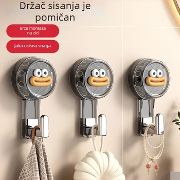 Kuka s vakuumskom čašom, rotirajuća glava, bez bušenja, za kupaonicu